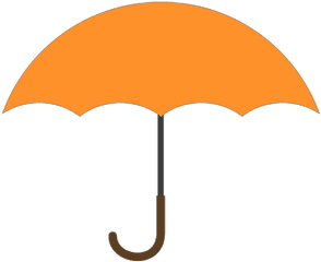 Orange Umbrella Png Svg Clip Art For - Purple Umbrella Clipart