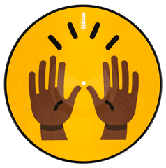 Serato Control Vinyl - Pray And Raised Hands Emoji Pair Emoji Vinyls Praying Hands Png