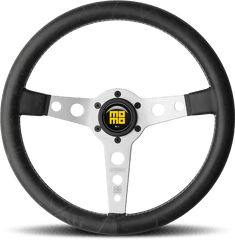 Heritage Prototipo - Silver Classic Car Steering Wheel Png