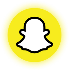 Snapchat Logo Neon Icon Sticker By Jagbir Singh - Language Png