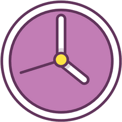 Clock Time Hour Free Icon Of Office - Dot Png