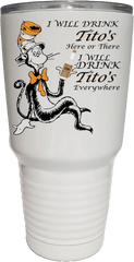 Cat U0026 The Hat With Titou0027s New 30oz Tumbler - Pint Glass Png