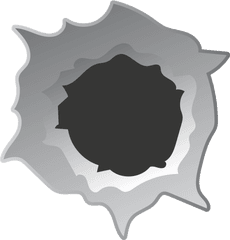 Download Hd Bullet Hole Stickers - Car Transparent Png Image Anime Bullet Holes Png