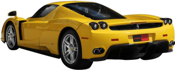 Yellow Ferrari Back Side Png Image - Ferrari Car Back Png