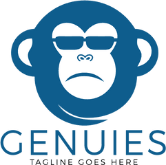 Genius Monkey Logo Design - Graphic Design Png