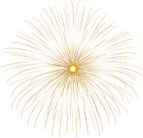 Photos Fireworks Gold HD Image Free - Free PNG