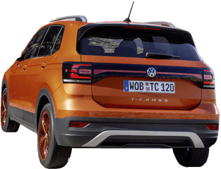 Volkswagen T Sport Suv Back Png - T Ctoss Vw