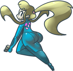 Zero Suit Sammy Team Fortress 2 Sprays - Shantae Zero Suit Samus Png