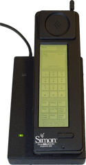 Ibm Simon - Wikipedia First Touch Screen Phone Png