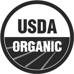 12 - Black And White Usda Organic Label Png