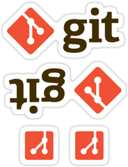 Git Stickers And T - Git Logo Png Sticker