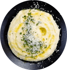 Burrata Chive Mashed Potatoes - Skordalia Png