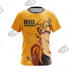 Jojou0027s Bizarre Adventure - Dio Brando Unisex 3d Tshirt Dio Jojo Shirt Png