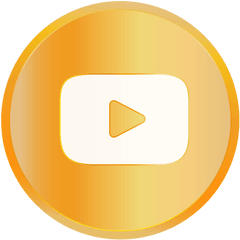 Entertainment Golden Media Social Youtube Icon - Golden Youtube Logo Png