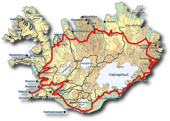 A Complete Guide To Car Rentals And Roads In Iceland Gu - Iceland Highway System Png