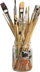 Paint Brushes - Transparent Paint Brushes Png