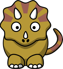 Triceratops Png Clip Arts For Web - Dibujos De Triceratops Animados