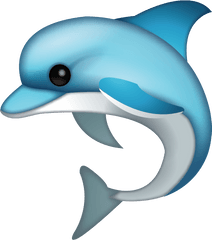 Dolphin Emoji [Free Download IOS Emojis] Icon File HD - Free PNG