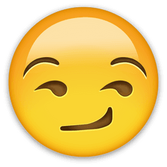 Emoticon Smirk Sticker World Day Emoji - Free PNG