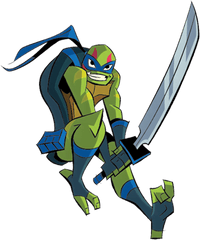 Leonardo Rise Of The Teenage Mutant Ninja Turtles Wiki - Rise Of The Teenage Mutant Ninja Turtles Leonardo Png