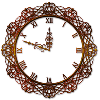 Antique Picture Clock HQ Image Free - Free PNG