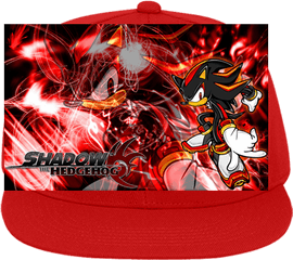 Shadow The Hedgehog Flat Bill Fitted Hats - Shadow The Hedgehog Png