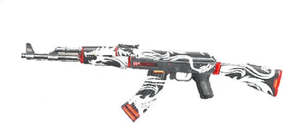 Ak 47 Free Fire Transparent Cartoon - Free Fire Top Gun Skin Png