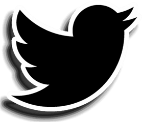 Free Black And White Twitter Logo Png