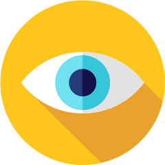 Eye Visible Ui Visibility View Medical Interface Icon - Eye Png