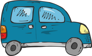 Car Cartoon Illustration Of A - Carro IlustraÃ§Ã£o Png