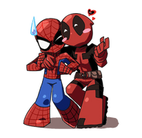 Spiderman And Deadpool Free Photo - Free PNG