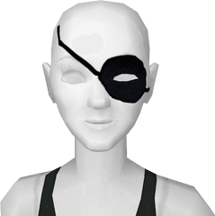 Pirate Girl Costume Eyepatch - Face Png