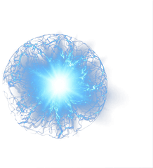 Download Blue Efficacy Fire Light Sphere Luminous Hq Png - Light Sphere Png