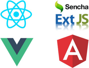 Ext Angular React - React Js Svg Logo Png