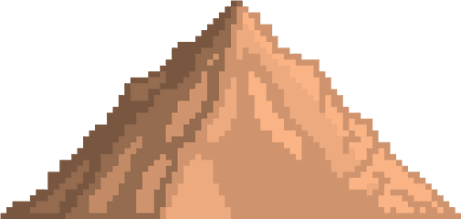 Mountain Sunrise Pixel Art Maker - Sun Rising With Mountain Clipart Png