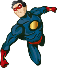 Clipart Dog Superhero - Transparent Background Superhero Png