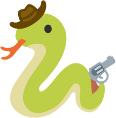 Snakecowboy - Cowboy Discord Emoji Png