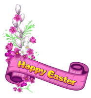 Banner Easter HD Image Free - Free PNG