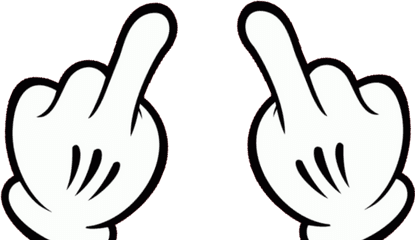 Ok Clipart Mickey Mouse Hand - Transparent Mickey Mouse Hands Png