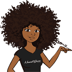 Black Afro Wig Png Download - Natural Hair Curly Hair Logo