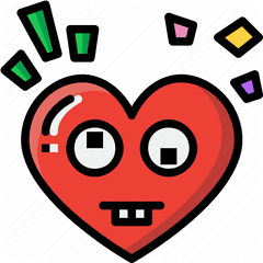 U0027heart Feeling Color Outlineu0027 By Tulpahn - Funny Heart Icon Png