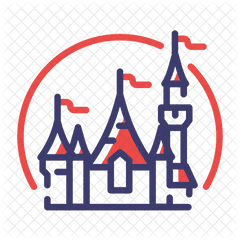 Disneyland Icon Of Dualtone Style - Disneyland Icon Png