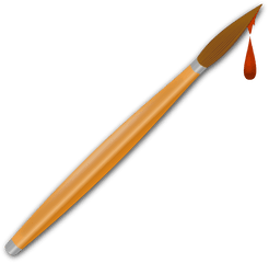 Paintbrush Paint Artist - Free Vector Graphic On Pixabay Paint Brush Drip Png