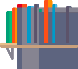 Bookshelf Png Icons And Graphics - Book Shelf Animated Png