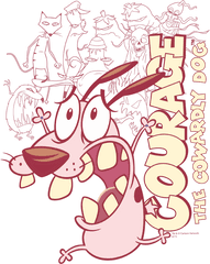 Courage The Cowardly Dog Running Scared - Courage The Cowardly Dog Draw Png