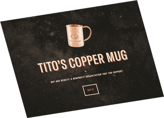 Titos Handmade Vodka - Coffee Cup Png