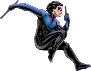 Nightwing Dickgrayson Robin Batman Dc - Superman Png