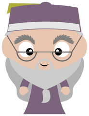 Harry Potter Clipart Cartoon - Dumbledore Clipart Png