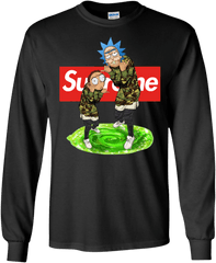 And Morty Supreme Shirt Hoodie Tank - Rick And Morty Supreme Png