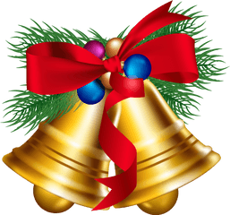 Simple Xmas Bell Transparent Png - Merry Christmas Bell Png